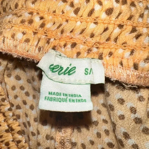 Aerie Women’s Easy Pocket Jogger Pants in Orange/Brown Leopard Print Size S - Picture 5 of 5